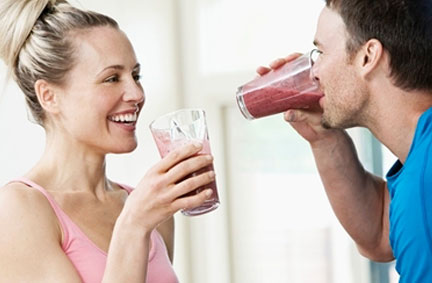 people Fulvic acid dietary products consumed by a couple